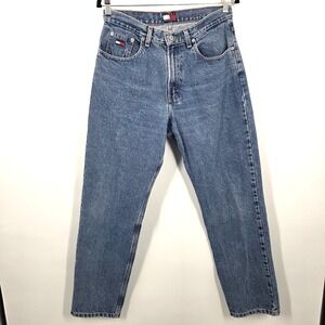 VTG Tommy Hilfiger Jeans Straight Size 10 Mom Denim 90s Medium Wash Y2K Classic